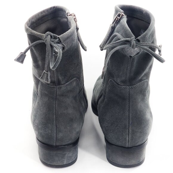 AQUATALIA Lisa Leather Suede Boots Weatherproof Ankle Slouch Boots - Picture 5 of 9